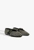 EIZA GLAM SUEDE FLAT 100825