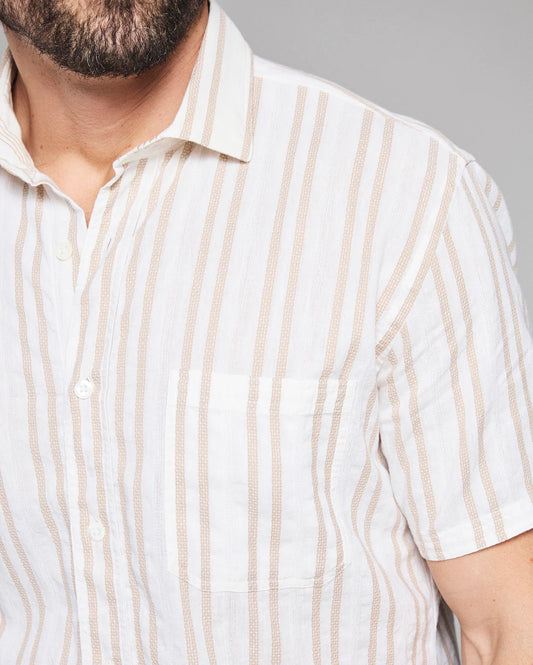 TEXTURED DOBBY SHIRT 050726