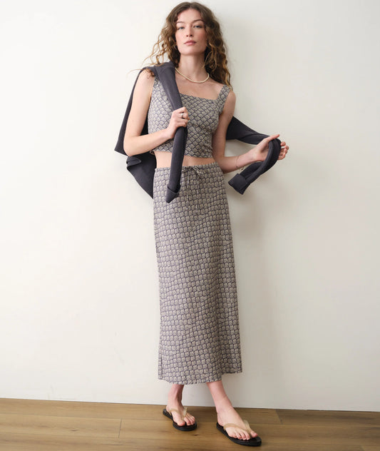 AVERY HEMP MIDI SKIRT 041826