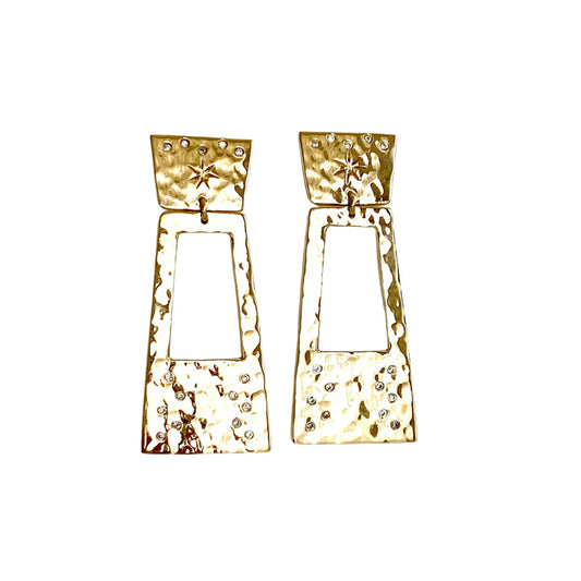 RECTANGLE STAR EARRINGS