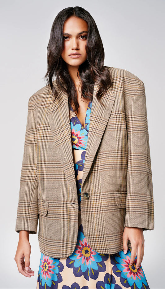 MASSIVE ONE BUTTON BLAZER