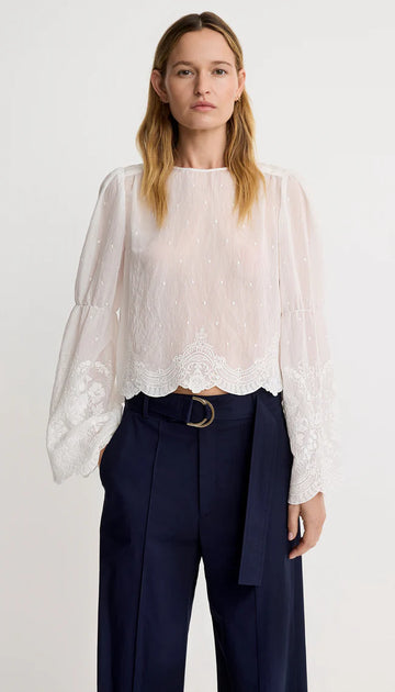 EMBROIDERED BELL SLEEVE 041526