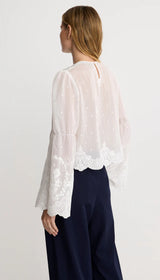 EMBROIDERED BELL SLEEVE 041526