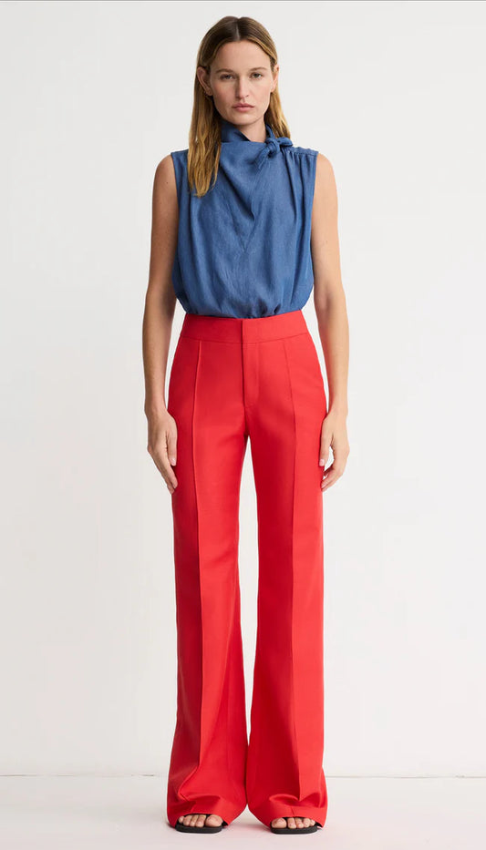 WIDE LEG PINTUCK TROUSER 022526