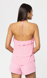 CARRIE HALTER BLOUSE 060726