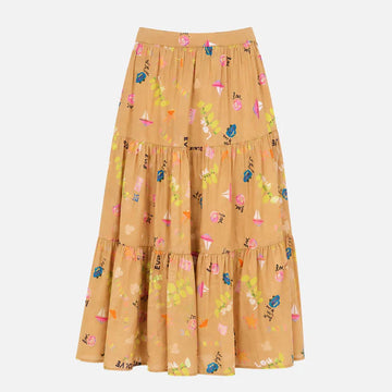 POINT DUME TIERED SKIRT 060726