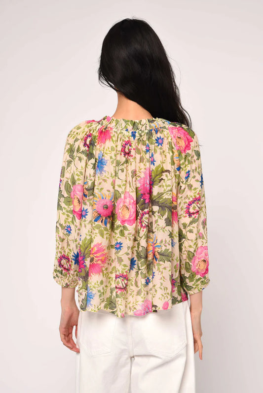 ADRIANA ELASTIC BLOUSE 032426