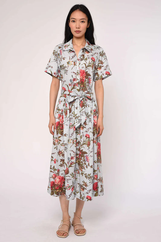 DREW FLORAL MIDI DRESS 021026