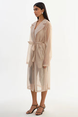 ORGANZA SHEER COAT 040326