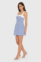 MINDY STRIPE MINI DRESS 050326