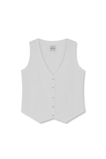 VIOLETTE LINEN VEST 061126