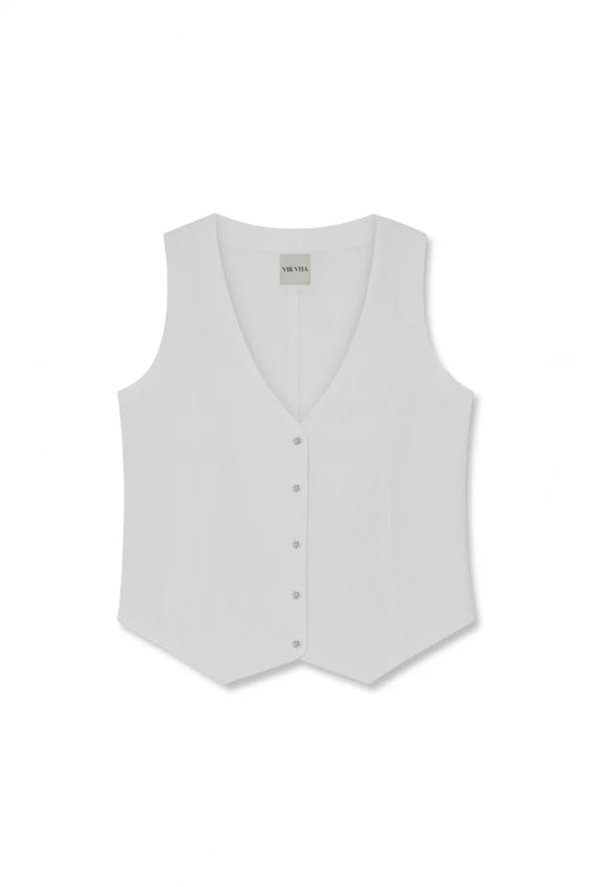 VIOLETTE LINEN VEST 061126