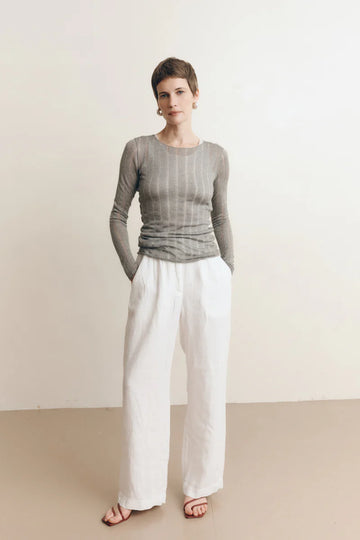 MARINA LINEN TROUSER 051426