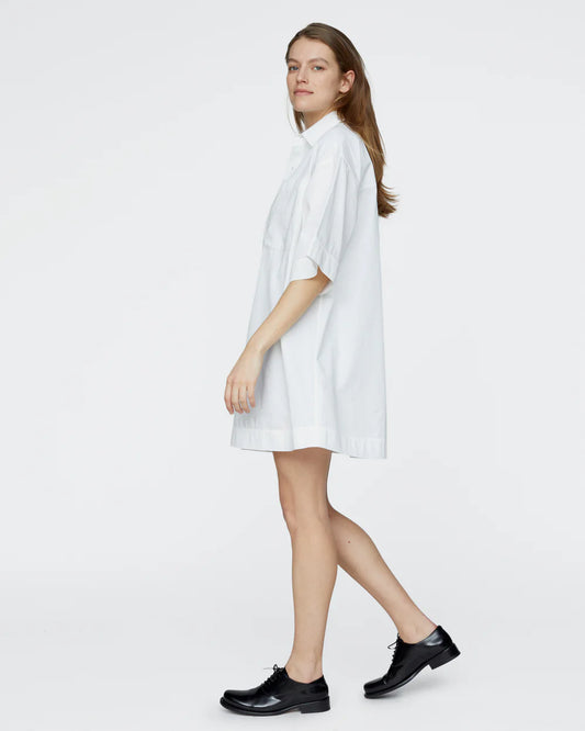 STONE WASHED BOXY DRESS 040726