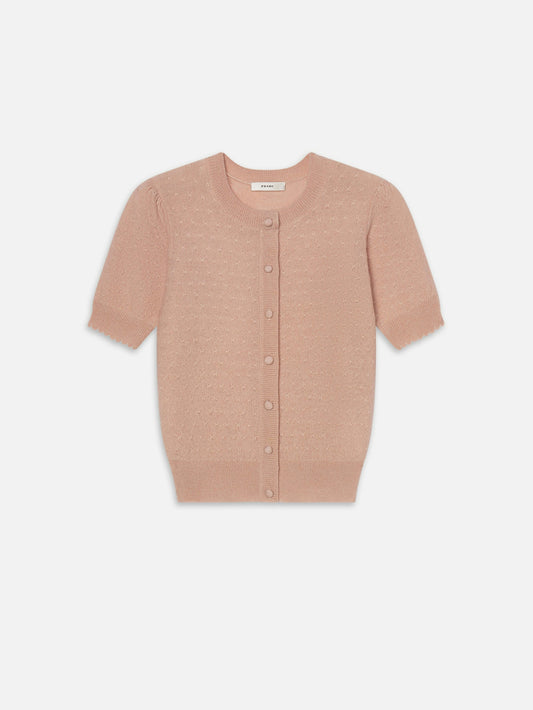 CASHMERE POINTELLE CARDI 032028