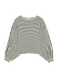 THE STRIPED SLOUCHY SWEATER 032526