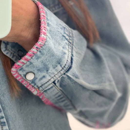 WESTERN PIA DENIM SHIRT 041526