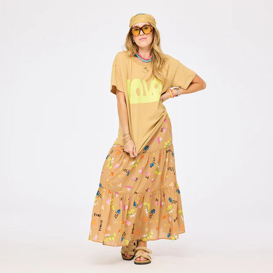POINT DUME TIERED SKIRT 060726