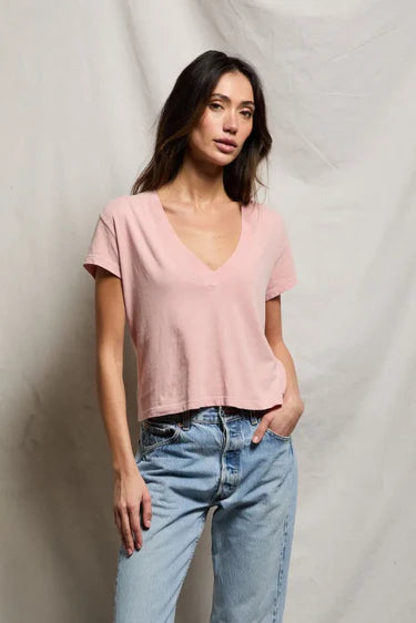 ALANIS CROP VNECK