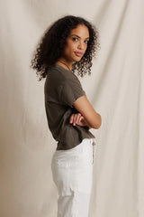 ALANIS CROP VNECK