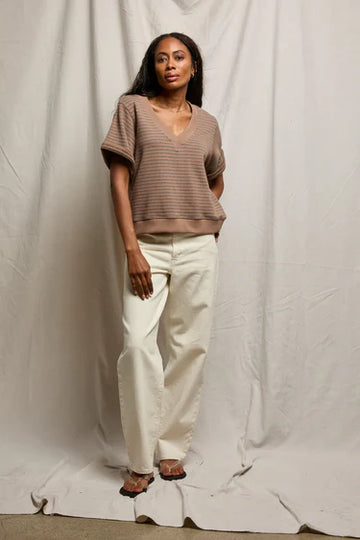 BRIGGS FRENCH TERRY V NECK 030526