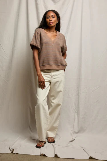 BRIGGS FRENCH TERRY V NECK 030526