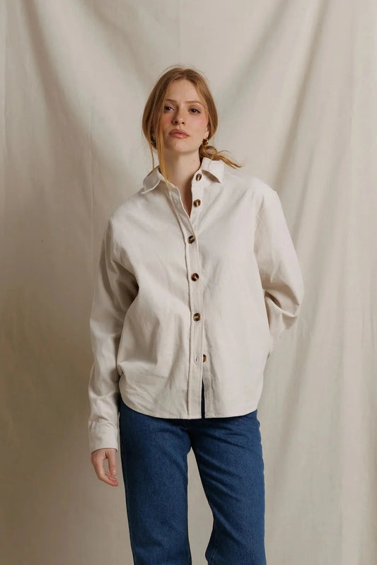 JAMES CORDUROY BUTTON UP 092626