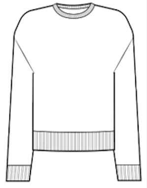 W+W COTTON EASY CREWNECK