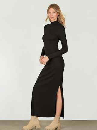 MYLES PRICE LS LUXRIB DRESS
