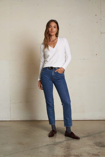 FIONA LONG SLEEVE VNECK 101525
