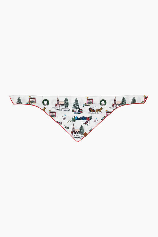 HOLIDAY TOILE PET BANDANA 111825