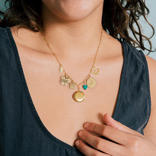 LOVE & LUCK CHARM NECKLACE