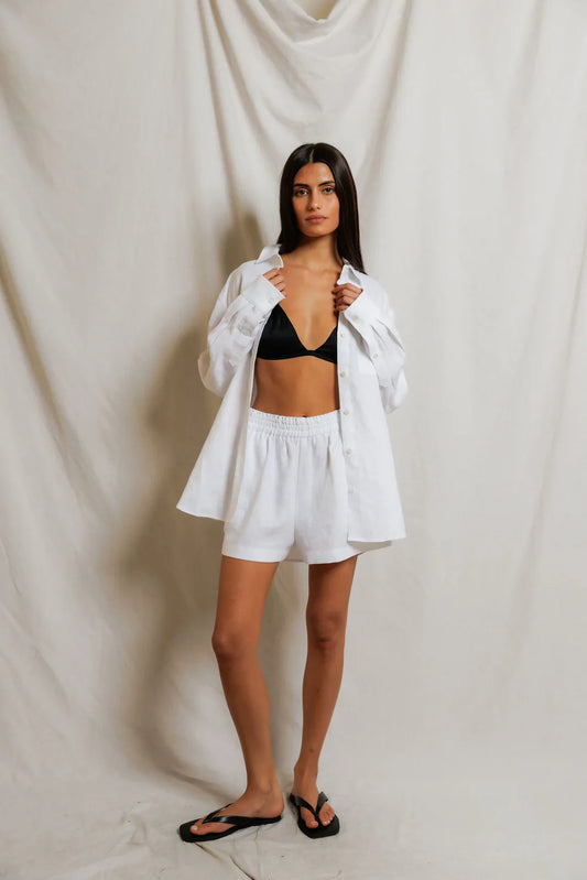 MALIN LINEN SHORT 051326