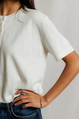 MAUDE COTTON SS SWEATER 052126