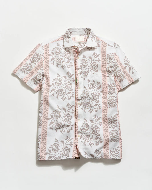 TEXTURAL TROPICAL ROSES SHIRT 041326