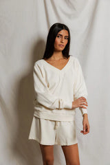 SINEAD V NECK SWEATSHIRT 062226
