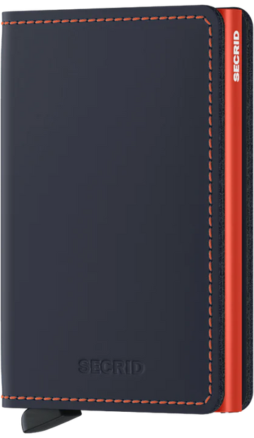 SECRID SLIMWALLET NIGHTBLUE/ORANGE