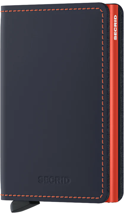 SECRID SLIMWALLET NIGHTBLUE/ORANGE