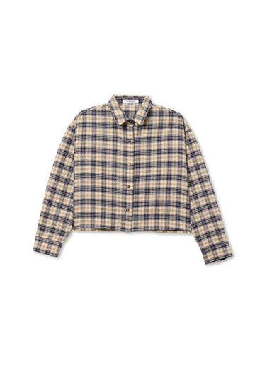 TATE PLAID BUTTON DOWN 072626