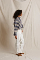 TATE PLAID BUTTON DOWN 072626