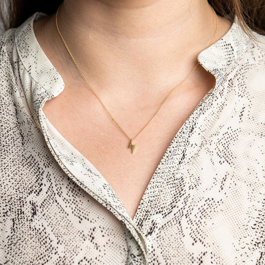 TINY LIGHTENING NECKLACE