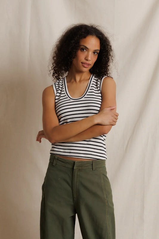 TRACY STRIPE TANK 072626