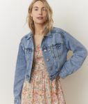 CROPPED DENIM JACKET 030326