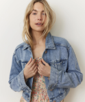 CROPPED DENIM JACKET 030326