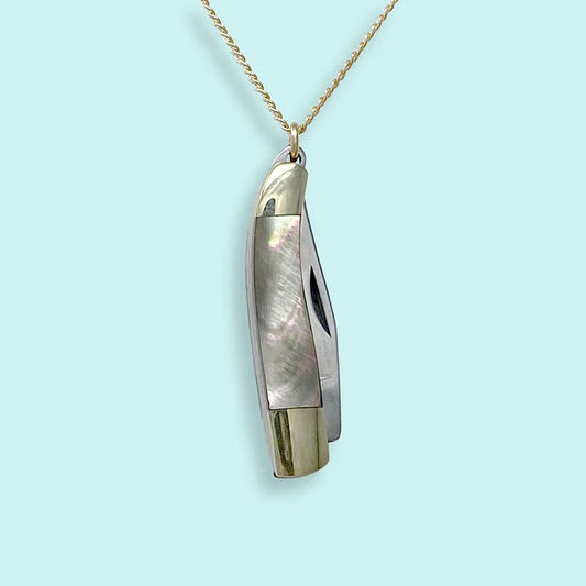WILLOW ABALONE KNIFE NECKLACE